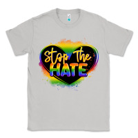 Moon Dust stop the hate pride lgbtq heart Classic Tee - LillyAllenDesigns