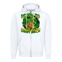 White Ready to sham rock St. Patrick's Day Zipper Hoodie - CowGirlArtShop