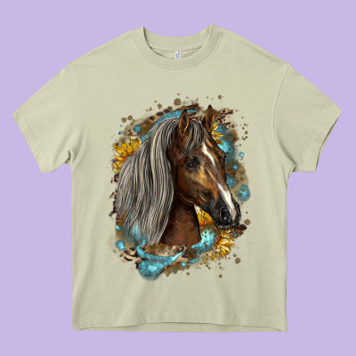 Western Tennessee Horse Heavy Core Tee Designed By Lillyallendesigns