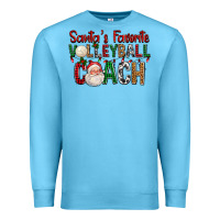 Santa's Favorite Volleyball Coach For Christmas Premium Sweatshirt | Teevron