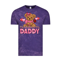 Cloud Purple my valentine is my daddy Vintage Tee - LillyAllenDesigns