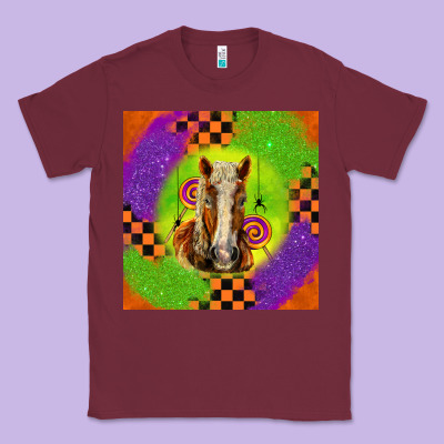 Halloween Belgian Horse Classic Tee Designed By Lillyallendesigns