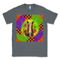 Charcoal Heather Halloween Belgian Horse Classic Tee - LillyAllenDesigns