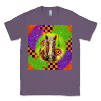 Lavender Halloween Belgian Horse Classic Tee - LillyAllenDesigns