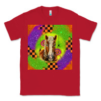 Red Halloween Belgian Horse Classic Tee - LillyAllenDesigns