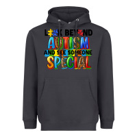 Smoke look beyond autism and see someone special Heavyweight Hoodie - FaDigitalArtStudio