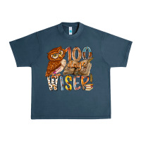 Midnight Navy 100 days wiser Urban Heavy Tee - RacoonDesign