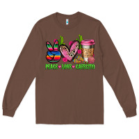 Chestnut But first cafecito y chismecito Long Sleeve Tee - RanaPortraitStore