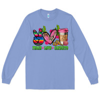 Colony Blue But first cafecito y chismecito Long Sleeve Tee - RanaPortraitStore