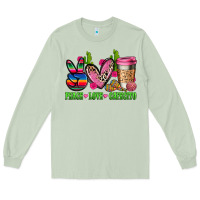 Matcha But first cafecito y chismecito Long Sleeve Tee - RanaPortraitStore