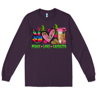 Plum But first cafecito y chismecito Long Sleeve Tee - RanaPortraitStore