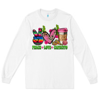White But first cafecito y chismecito Long Sleeve Tee - RanaPortraitStore