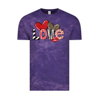 Cloud Purple love Vintage Tee - LillyAllenDesigns