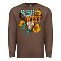 Chestnut Western Wild West Rodeo Premium Sweatshirt - BundleAndBundleShop
