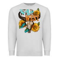 Dove Grey Western Wild West Rodeo Premium Sweatshirt - BundleAndBundleShop