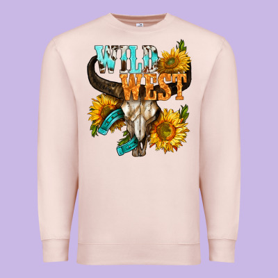 Western Wild West Rodeo Premium Sweatshirt Designed By Bundleandbundleshop