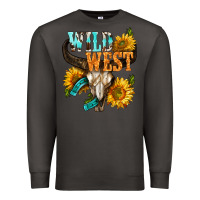 Smoke Western Wild West Rodeo Premium Sweatshirt - BundleAndBundleShop