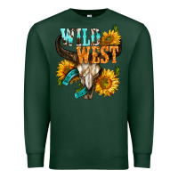 Sports Green Western Wild West Rodeo Premium Sweatshirt - BundleAndBundleShop