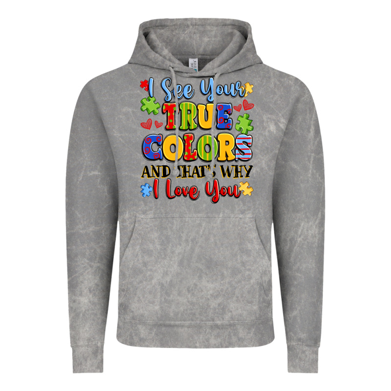 Colorful Love Message Vintage Hoodie by LillyAllenDesigns | Teevron