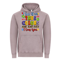 Vintage Zinc colorful love message Vintage Hoodie - LillyAllenDesigns