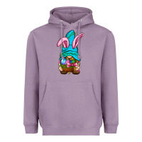 Lavender Easter Wicker Basket Gnome Heavyweight Hoodie - BundleAndBundleShop