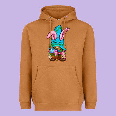 Easter Wicker Basket Gnome Heavyweight Hoodie Designed By Bundleandbundleshop