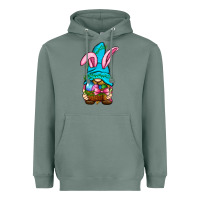 Sage Easter Wicker Basket Gnome Heavyweight Hoodie - BundleAndBundleShop