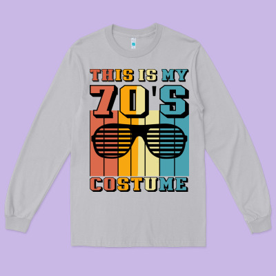 This İs My 70's Costume Long Sleeve Tee Designed By Bettercallsaul