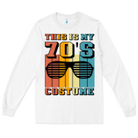 White This İs My 70'S Costume Long Sleeve Tee - Bettercallsaul