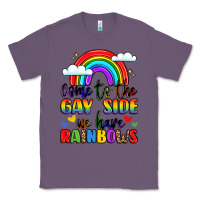 Lavender come to the gay side we have rainbows Classic Tee - LillyAllenDesigns