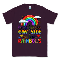Plum come to the gay side we have rainbows Classic Tee - LillyAllenDesigns