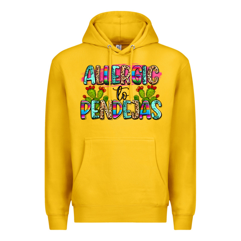 Allergic To Pendejas Mexico Premium Hoodie by FaDigitalArtStudio | Teevron