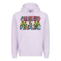 Lilac Allergic to pendejas mexico Premium Hoodie - FaDigitalArtStudio