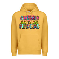 Mustard Allergic to pendejas mexico Premium Hoodie - FaDigitalArtStudio