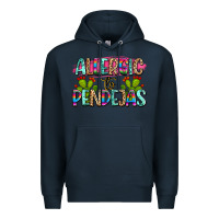 Navy Allergic to pendejas mexico Premium Hoodie - FaDigitalArtStudio