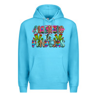 Ocean Blue Allergic to pendejas mexico Premium Hoodie - FaDigitalArtStudio