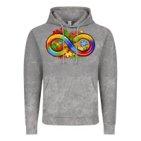 Cloud Rock infinity symbol autism Vintage Hoodie - LillyAllenDesigns