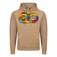 Vintage Coffee infinity symbol autism Vintage Hoodie - LillyAllenDesigns