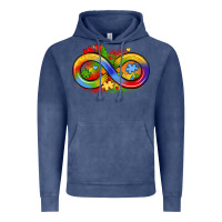 Vintage Denim infinity symbol autism Vintage Hoodie - LillyAllenDesigns