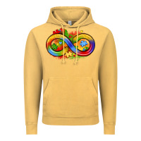 Vintage Mustard infinity symbol autism Vintage Hoodie - LillyAllenDesigns