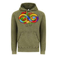 Vintage Olive infinity symbol autism Vintage Hoodie - LillyAllenDesigns