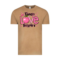 Vintage Camel teach love inspire teacher valentines day Vintage Tee - LillyAllenDesigns