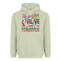 Matcha He Is Alive And I'm Forgiven Heavyweight Hoodie - BundleAndBundleShop