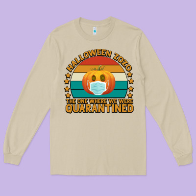 Halloween Zozo The One Where We Were Quarantined Long Sleeve Tee Designed By Bettercallsaul