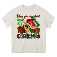 Cream when you are dead inside its Christmas Heavy Core Tee - AdoDesignShop