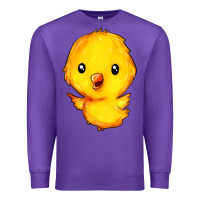 Purple chick Premium Sweatshirt - FaDigitalArtStudio