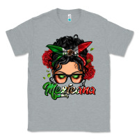 Heather Grey mexicana woman messy bun Classic Tee - LillyAllenDesigns