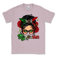 Lilac mexicana woman messy bun Classic Tee - LillyAllenDesigns