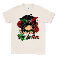 Natural mexicana woman messy bun Classic Tee - LillyAllenDesigns