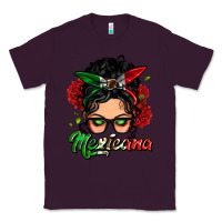 Plum mexicana woman messy bun Classic Tee - LillyAllenDesigns